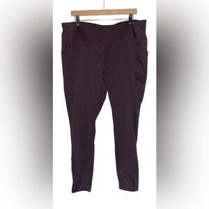 Mondetta Performance Luxury Brushed Jacquard‎ High Waist Leggings Women XXL